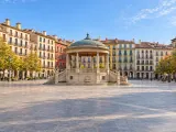Illustration of Plaza del Castillo, Pamplona
