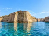 Illustration of Ceuta Royal Walls and tidal moat