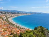 Illustration of Baie des Anges and Nice waterfront