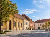 Illustration of Baroque streets in Osijek Tvrđa