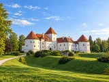 Illustration of Old Town castle in Varaždin
