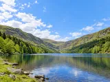 Illustration of Upper Lake at Glendalough in Wicklow