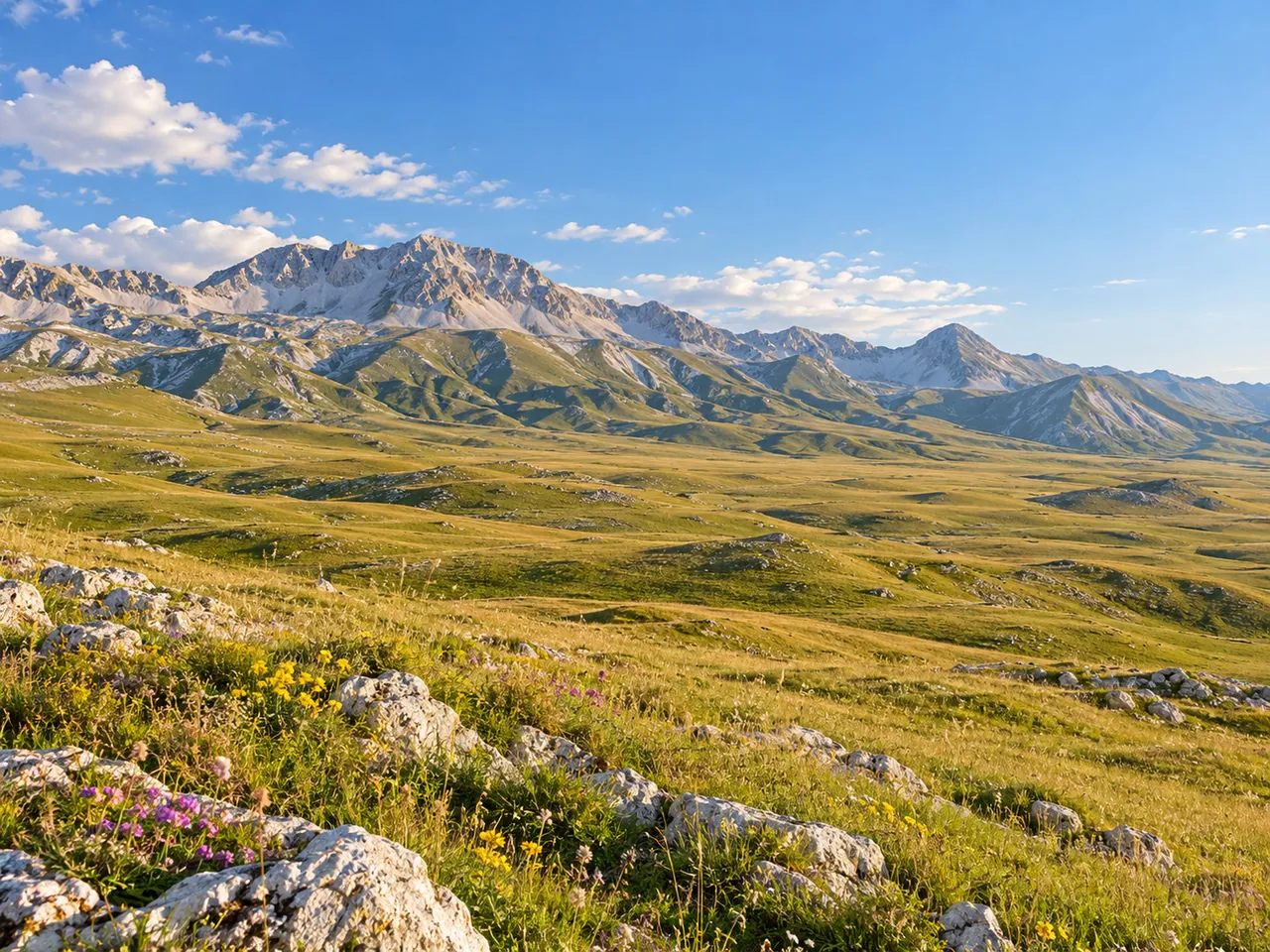 Illustration of Campo Imperatore plateau