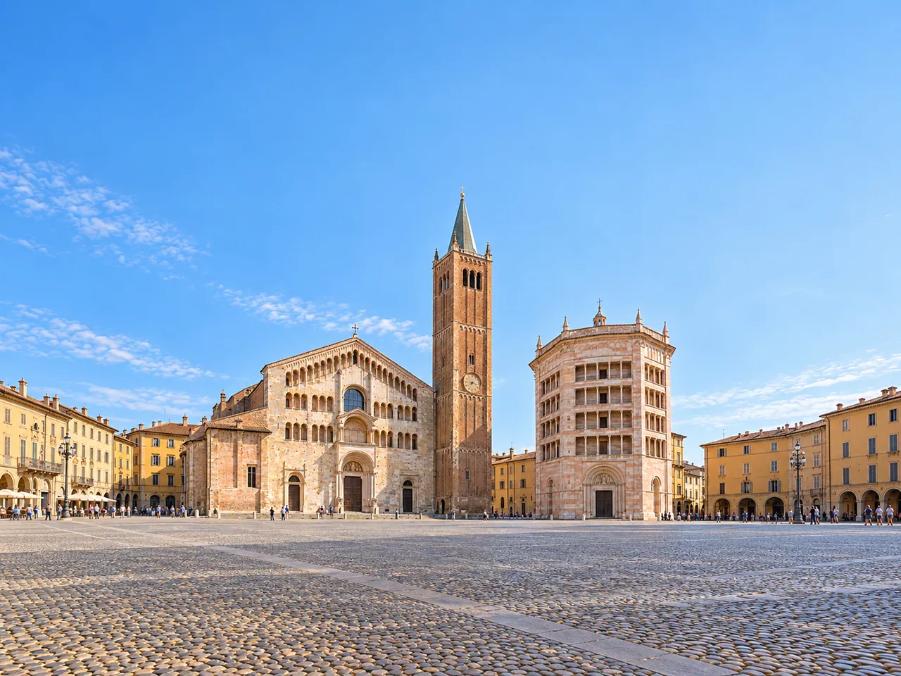Illustration of Piazza Duomo in Parma