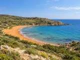 Illustration of Red-gold sand at Ramla Bay on Gozo