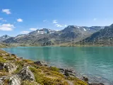 Illustration of Mountain lake in eastern Jotunheimen