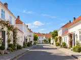 Illustration of Representative Posebyen street in Kristiansand