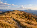Illustration of Bieszczady połonina grassland ridge